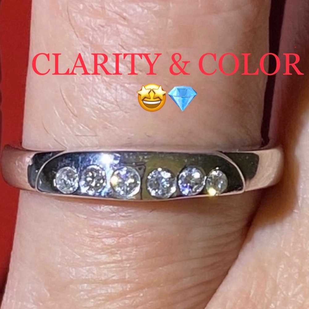 14k Diamond Band Ring